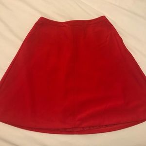 LOFT Red Skirt- never worn